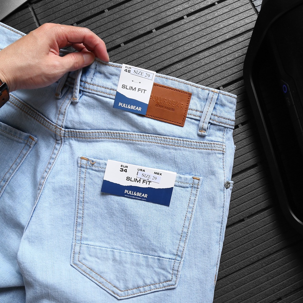 Quần short jean nam quần đùi jean nam rách gối nhẹ chất Denim co giãn phom Slim Fit chuẩn VNXK