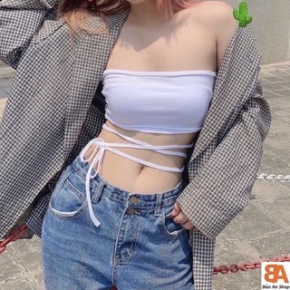 Áo cup có kèm mút ngực - có thêm dây cột eo cổ siêu xinh cho hè nha