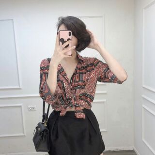 Sơ mi lụa Zara