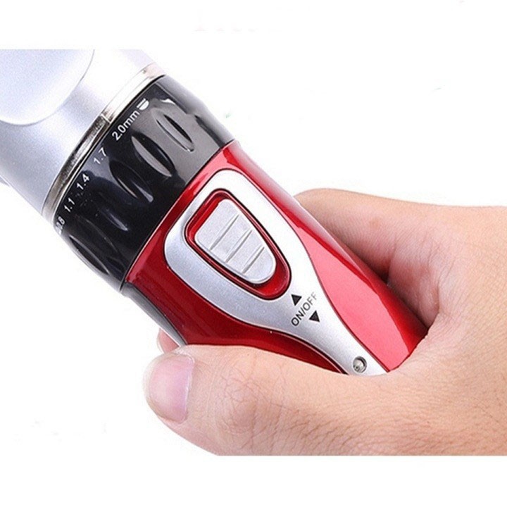 Tông đơ cắt tóc gia đình JICHEN 0817 tặng kèm bộ kéo cắt tỉa và lấy ráy tai có đèn GIÁ SIÊU RẺ