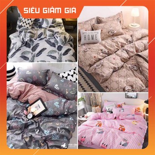 Bộ chăn ga gối vỏ chăn Cotton Poly