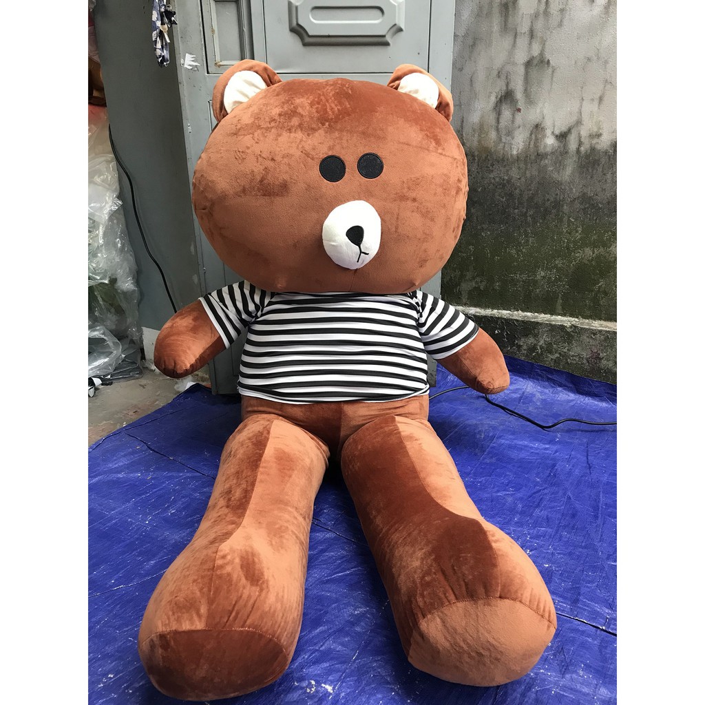 Gấu Bông Quả Brown Cao Cấp 1m5 Siêu To ⚡️ FREESHIP ⚡️ Gấu Ôm Gấu  Brown Siêu Mềm Mịn