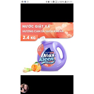 nước giặt xả max kleen