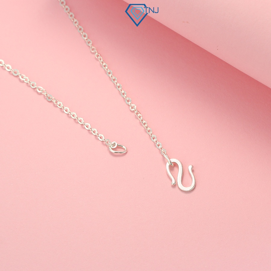 Dây chuyền bạc nữ hình trái tim khắc tên theo yêu cầu DCN0318 Trang Sức TNJ