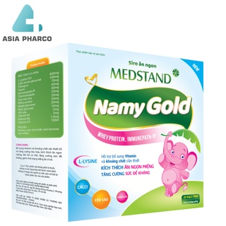 Ống uống kích thích ăn ngon cho bé Siro Namy Gold- Hộp 20 ống