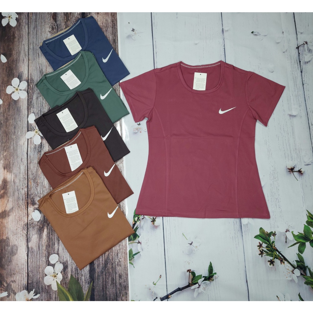 Áo Thun Nữ Thể Thao Cổ Tròn Tập Gym Tập Yoga Chất Vãi Thun Lạnh Co Giãn 4 chiều mềm mại thoáng mát