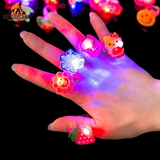 Vòng Đèn Led Nhiều Màu Sắc Kèm Pin Dành Cho Trẻ Em