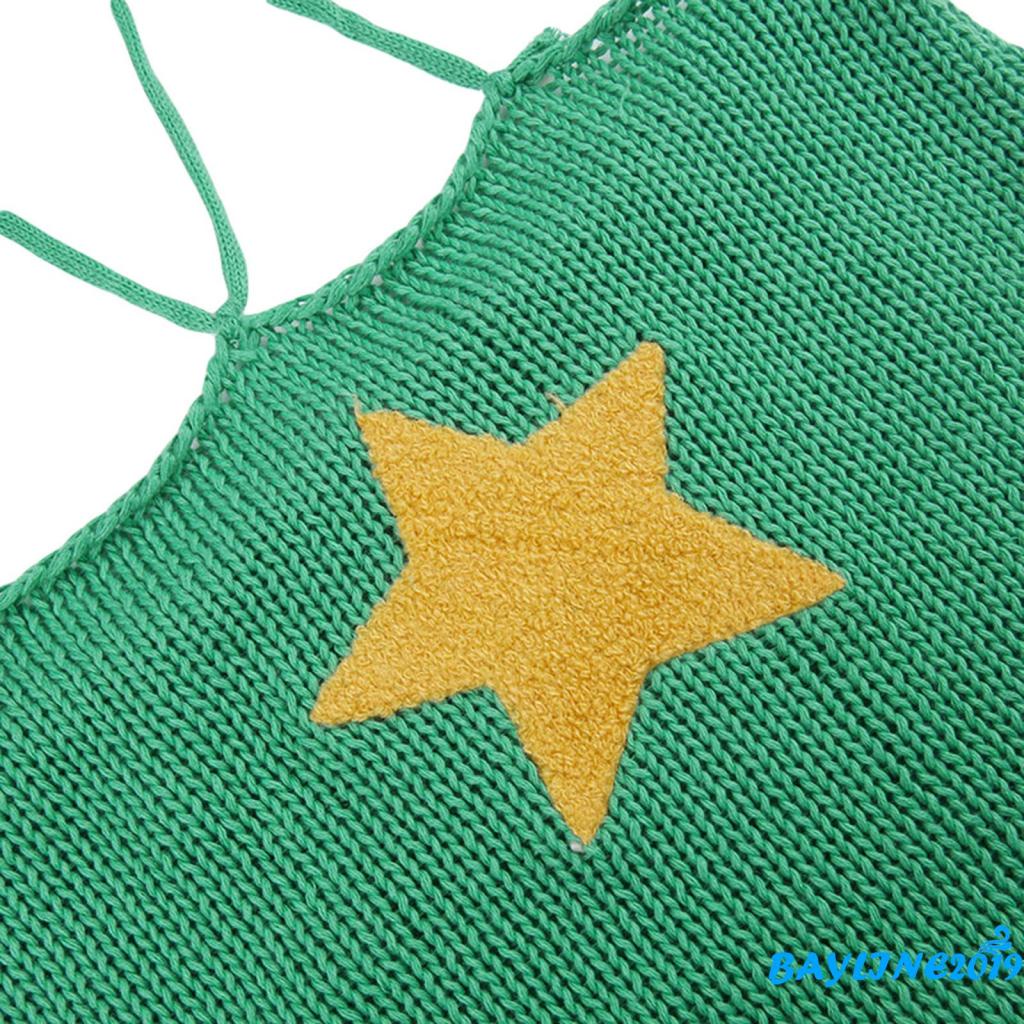 Set Áo Lửng Dài Tay + Áo Hai Dây Dệt Kim Họa Tiết Ngôi Sao Thời Trang Dành Cho Nữ