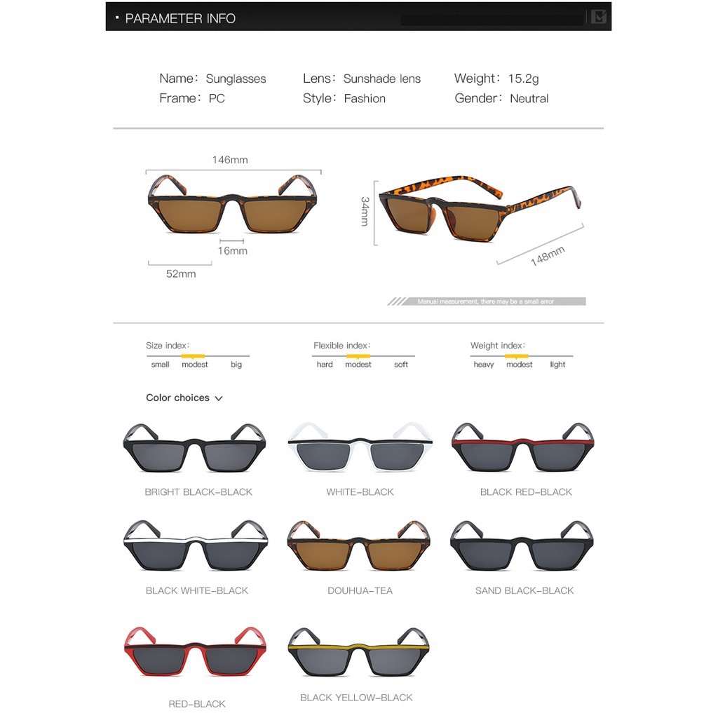 Kính mát gọng mắt mèo thời trang và sành điệu cho nữ SAMJUNE