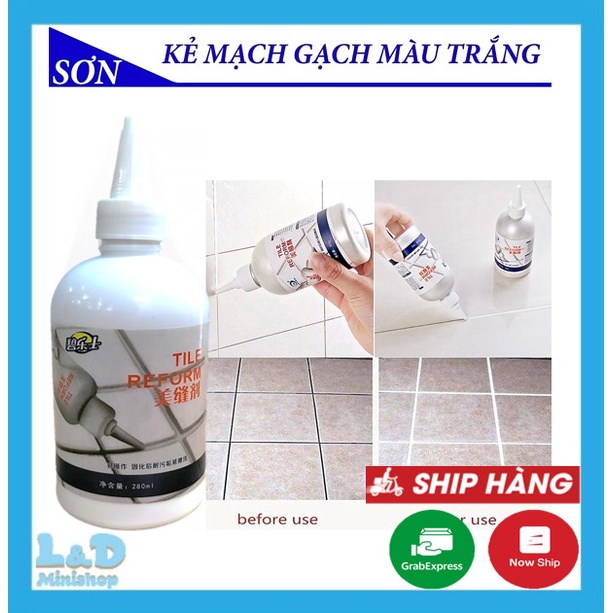 Lọ Sơn Kẻ Chỉ Gạch Dung Tích 280ml Tiện Dụng