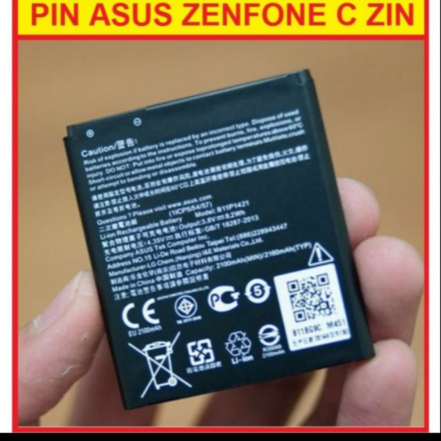 Pin Asus Zenfone C Z007, C Plus ZC451CG 2160mAh - Hàng nhập Khẩu