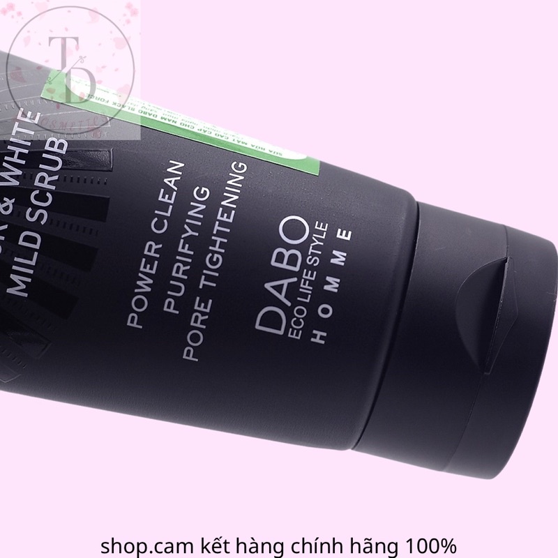 Sửa Rửa Mặt Nam trắng da sạch mụnDABO black force Hàn Quốc 120ml