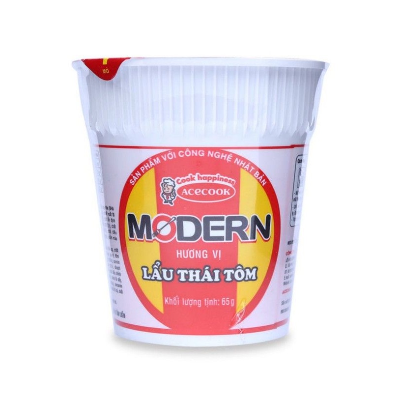 Mì Cốc Modern Lẩu Thái Tôm 65gr