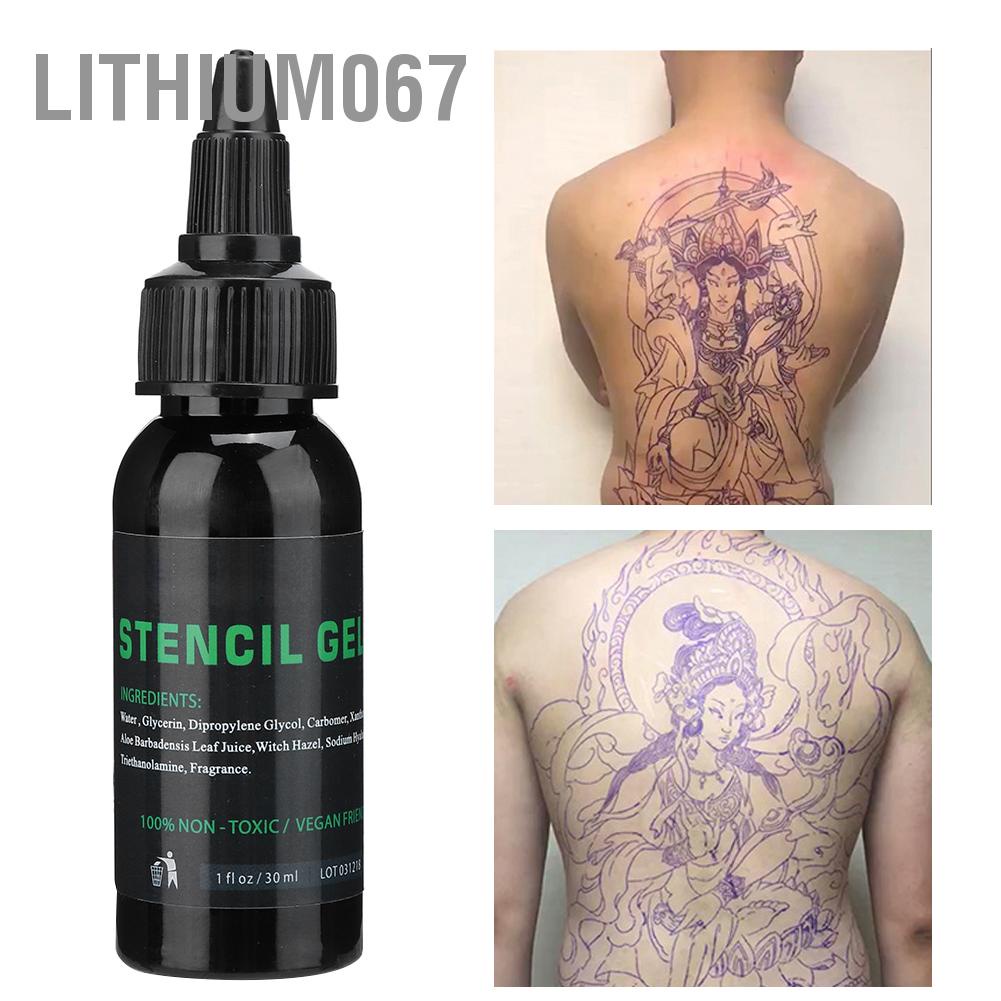 Lithium067 30ml Professional Tattoo Transfer Gel Stencil Cream Body Art Tools Accessory