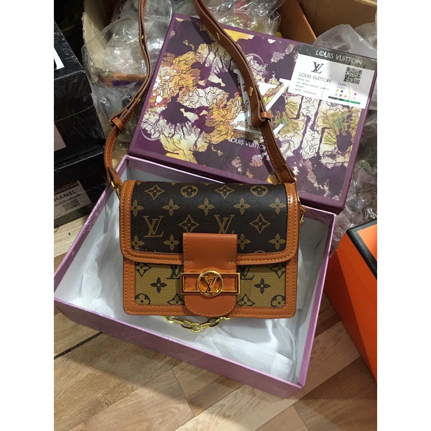 LV DAUPHINE SUPER VIP BẢN 2 DÂY SIZE 20