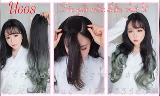 Tóc nửa đầu omber đủ mầu