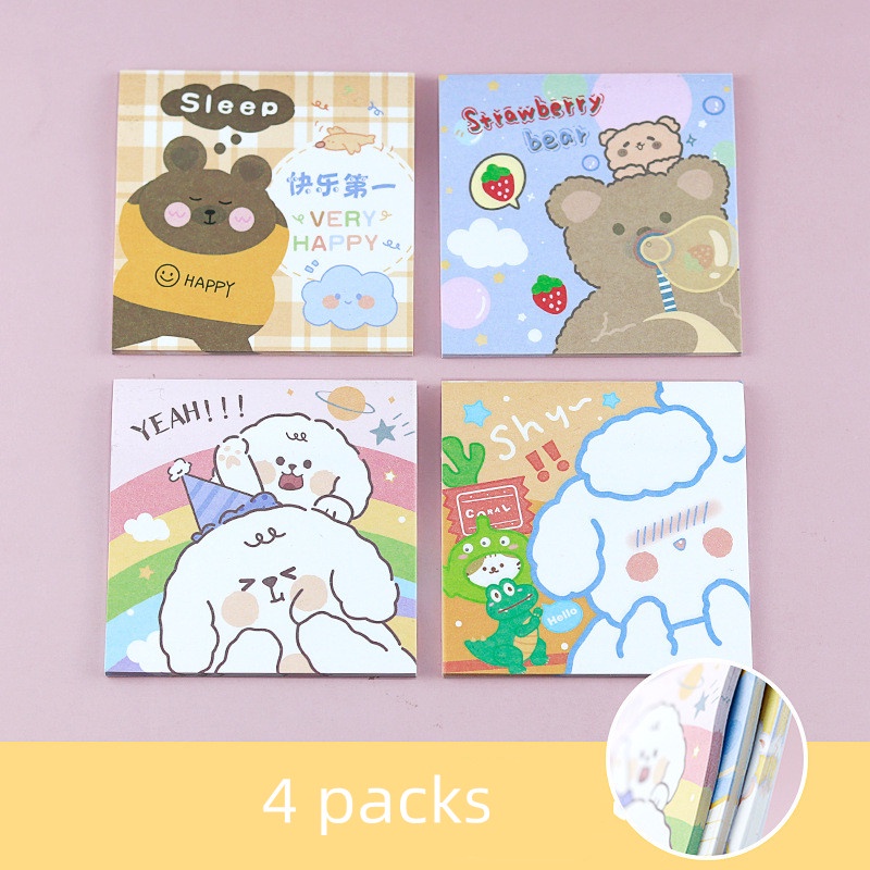 Nhãn Dán Ghi Chú Họa Tiết Phi Hành Gia Dễ Thương Dành Cho Học Sinh