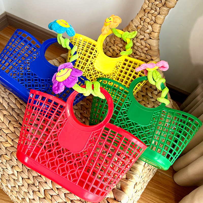 Giỏ Đựng Đồ Dùng Nhiều Màu Sắc Thiết Kế Đơn Giản Tiện Dụng Cho Gia Đình