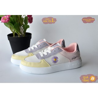 Giày bata hoa cúc nữ màu tím, giày hoa cúc đế bằng màu tím mộng mơ - May house shop