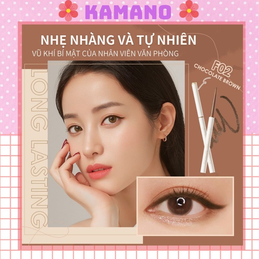 Bút chì kẻ mắt Focallure đầu mảnh 1.7mm chống thấm nước lâu trôi 1g Shop KAMANO mã KM01