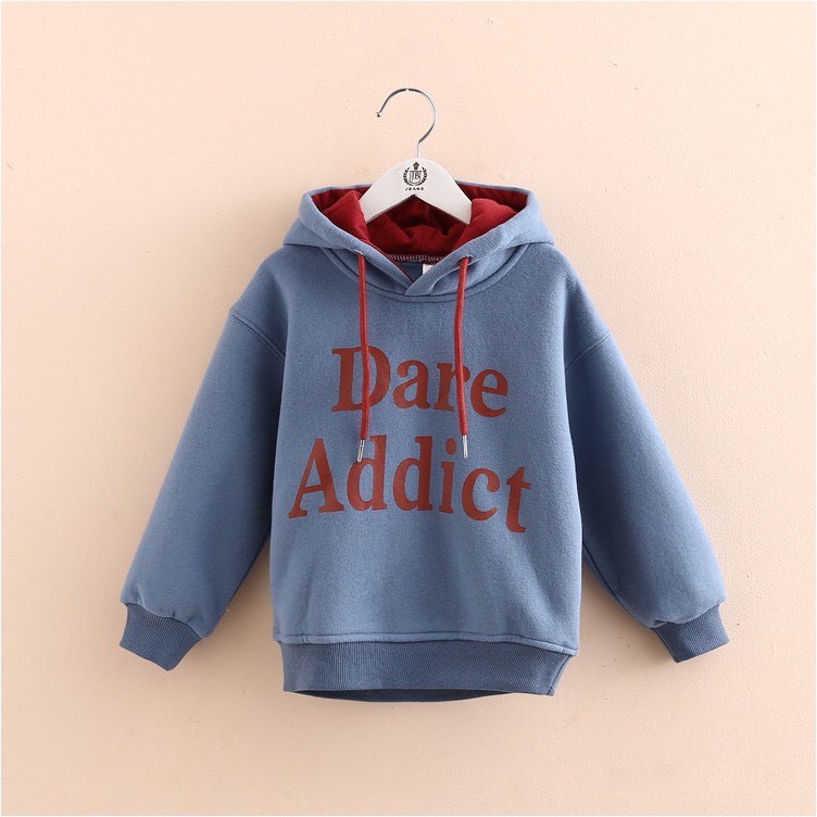 Áo nỉ hoodie thời trang cho bé 2-15 tuổi - DARE