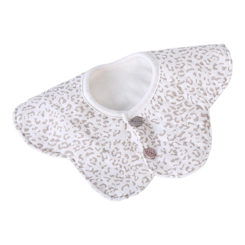 Yếm ăn dặm bằng cotton thoáng khí có thể xoay 360 độ thấm hút tốt cho bé