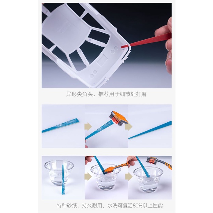 Hobby Mio: Cục chà nhám, đánh bóng mô hình HMD