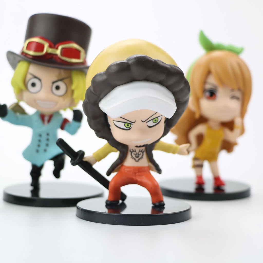 Ảnh thật 🌟 Set 6 Mô Hình One Piece - Cao 10cm 🌟