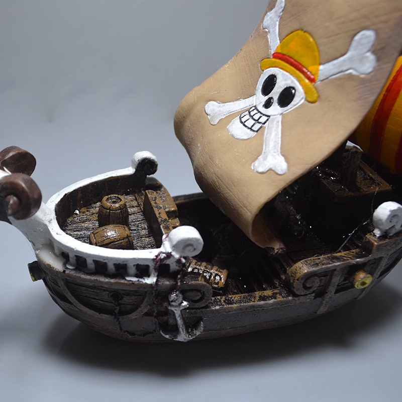 Tàu Ngầm Hải Tặc sunken Bằng Nhựa resin Trang Trí Bể Cá