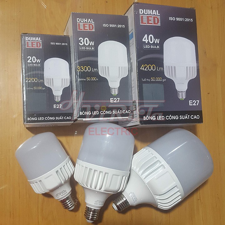 Đèn led Duhal 20W 30W 40W 50W thân trụ