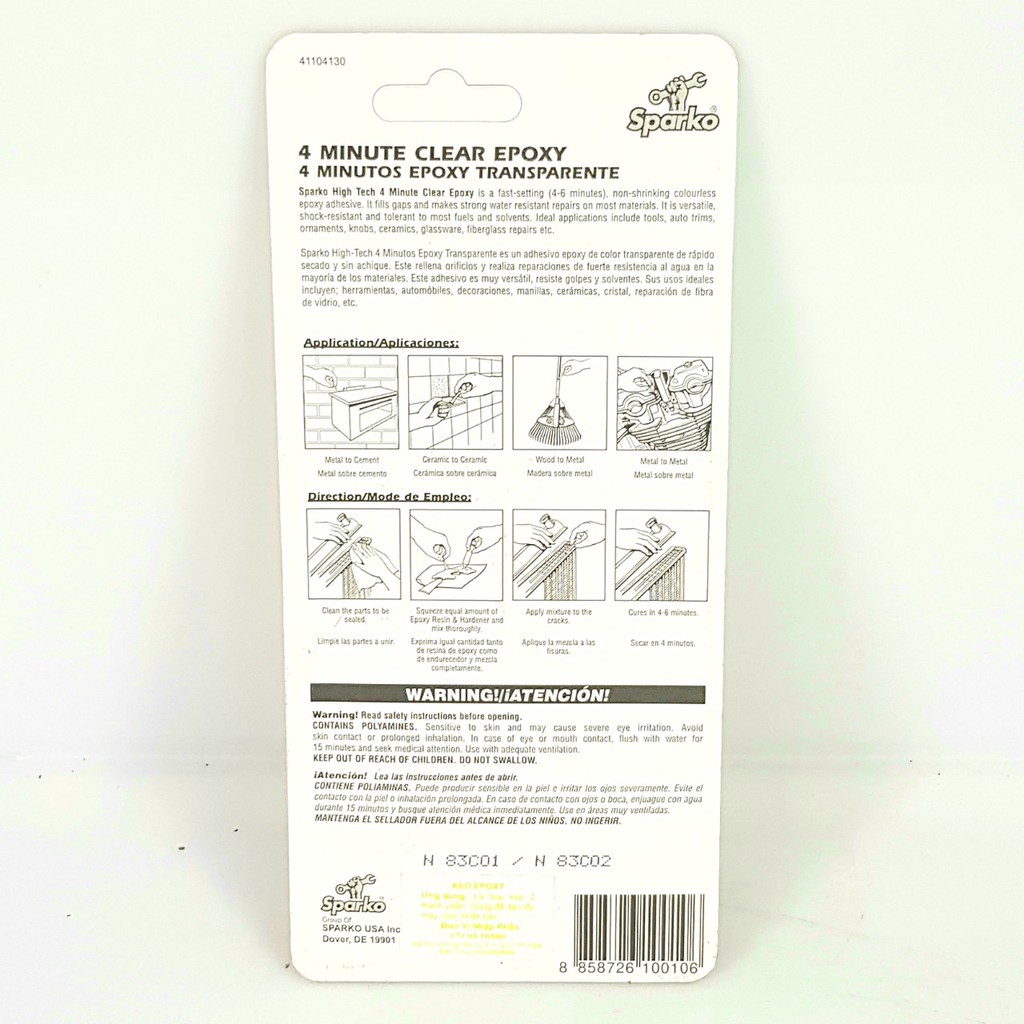 Keo dán đa năng hai thành phần Epoxy A.B 17ml x 2
