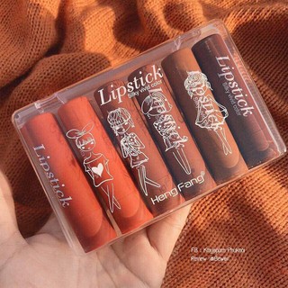 SET SON LIPSTICK HENG FANG 6 CÂY MÀU CỰC XINH
