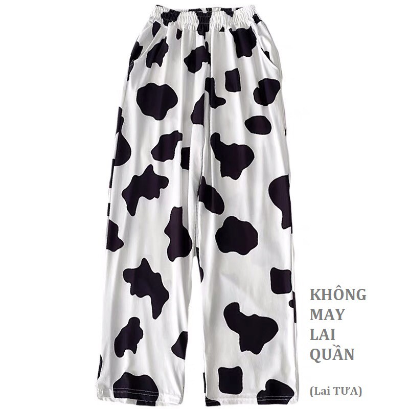 Quần DÀI Ống Rộng BÒ SỮA - IRU 2 Màu Ulzzang Unisex 1hitshop