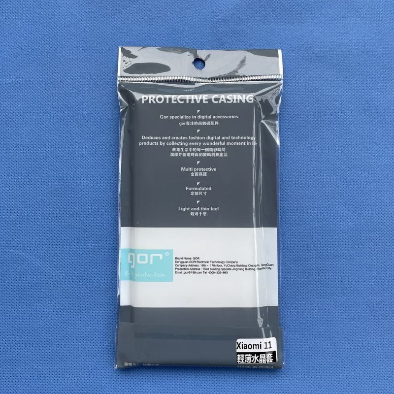 Ốp lưng silicon Gor cho Xiaomi Mi 11/mi 11lite  siêu mỏng, có gờ bảo vệ camera