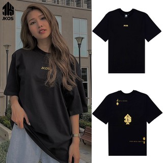 [Thương hiệu cao cấp] Áo thun tay lỡ JKOS POKER Unisex cho nam và nữ 100% Cotton form rộng tay áo lỡ độc đáo
