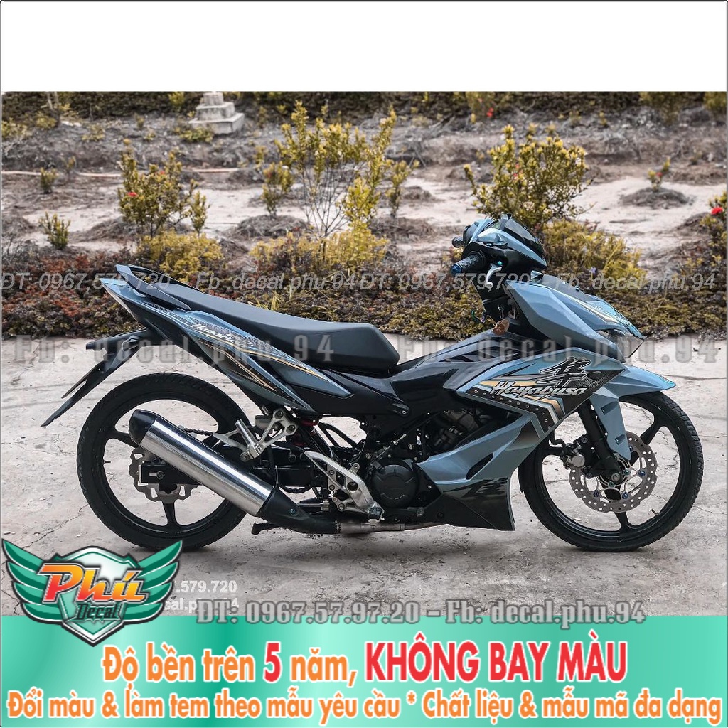 Tem Rời Winner X Hayabusa xanh xi măng (K) -1