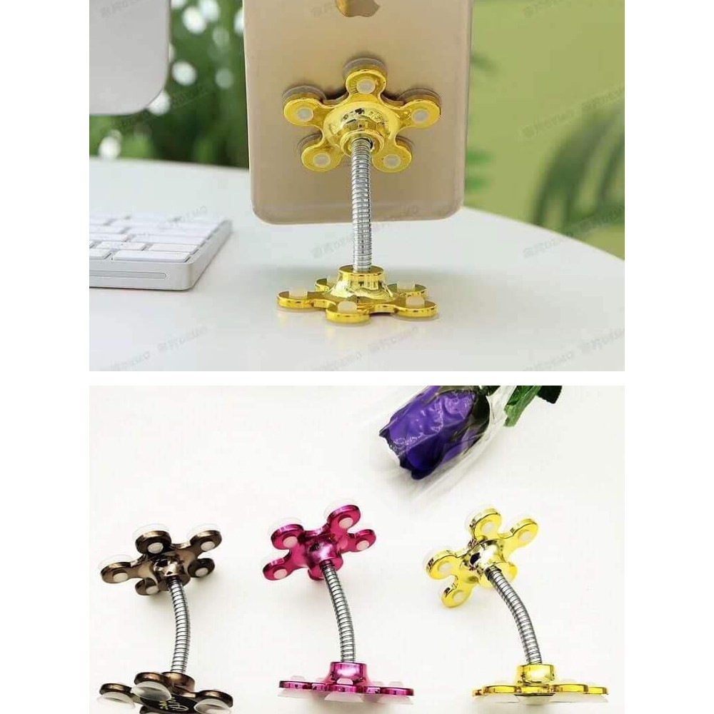 Giá đỡ điện thoại hình cánh hoa 2 đầu hút chân không siêu dính | BigBuy360 - bigbuy360.vn