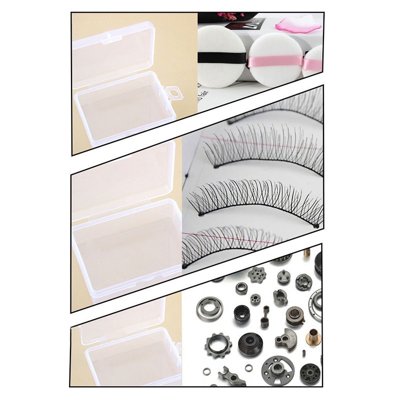 Hộp Nhựa Trong Suốt Hình Chữ Nhật Đựng Trang Sức