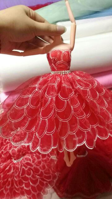 Thanh lý váy búp bê barbie nhiều mẫu siêu đẹp