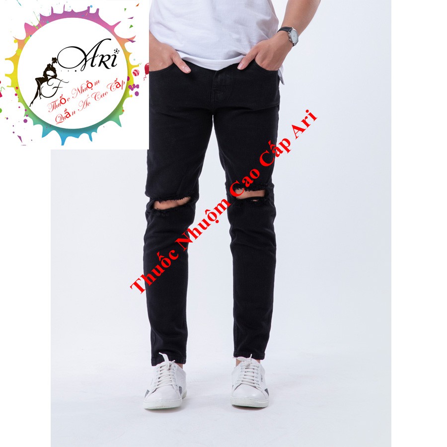 Thuốc Nhuộm Chuyên Chuyên Quần Jeas Đen