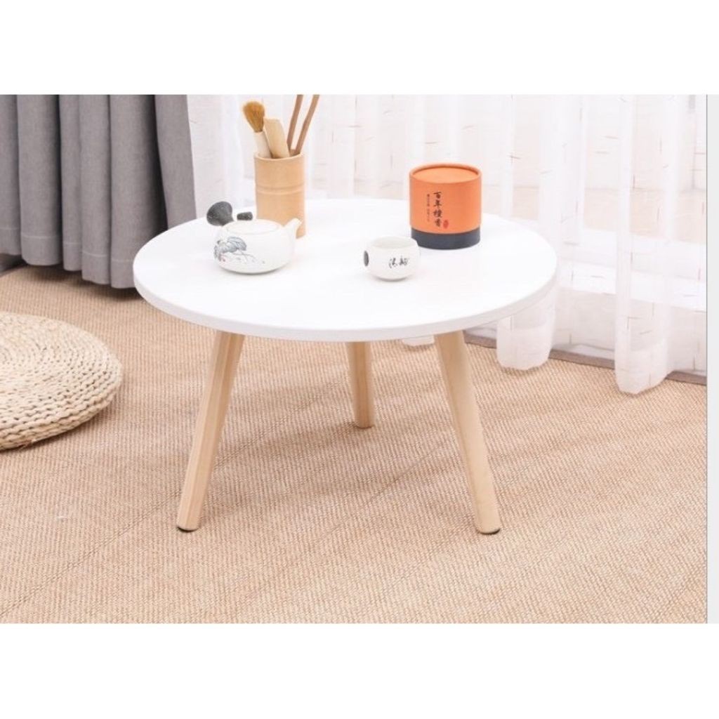 Bàn sofa ngồi bệt Kiểu Nhật - chân gỗ tự nhiên cao 30cm hoặc 40cm( lắp đặt sẵn về chỉ việc vặn vào)☀️FREESHIP