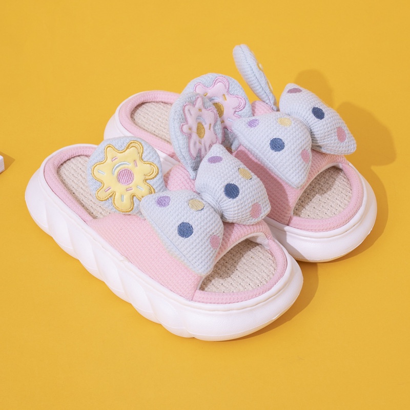 Dép Đi Trong Nhà Đế Dày Mềm Mại Thấm Hút Mồ Hôi