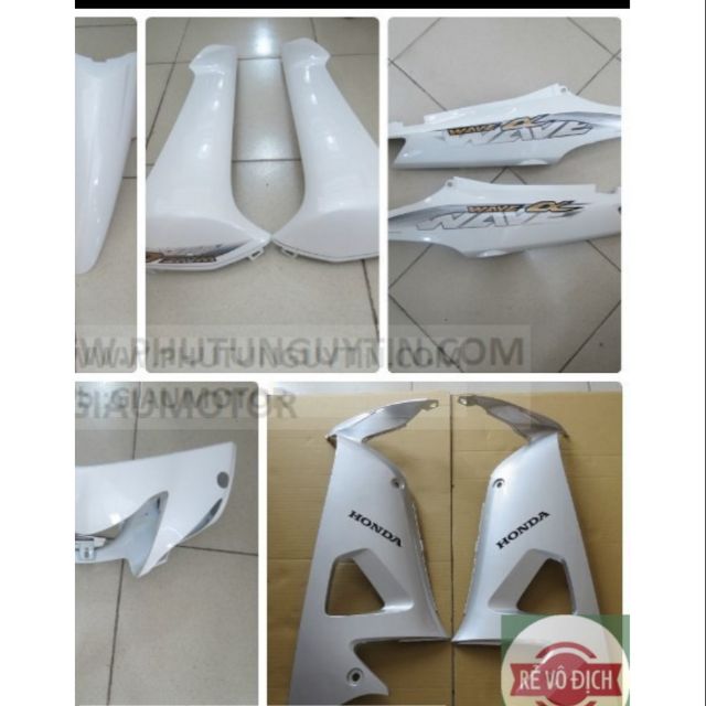 Dàn áo Wave A màu trắng chính hãng