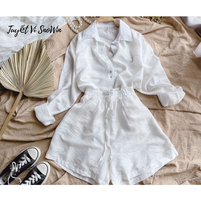 Đồ pyjama đùi, chất xô đũi siu mát 😍 | BigBuy360 - bigbuy360.vn