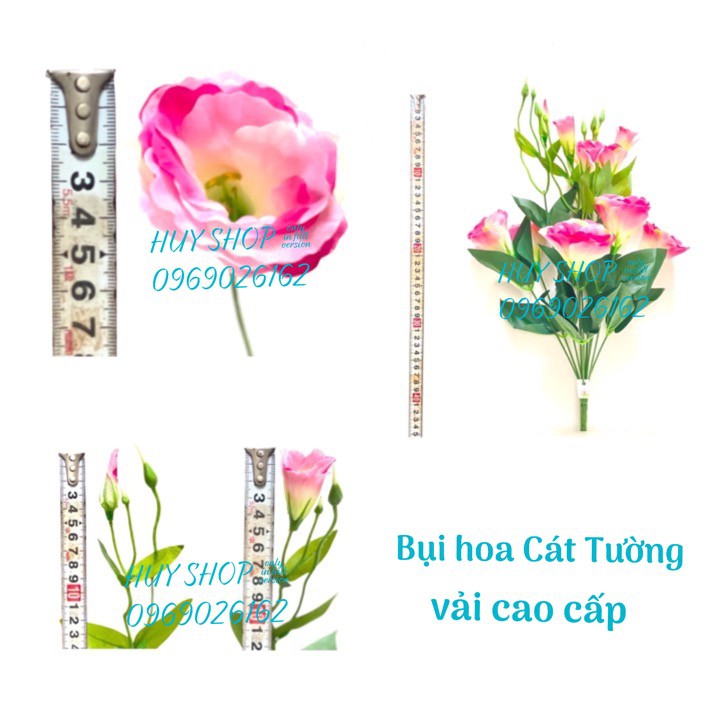 Bụi Hoa CÁT TƯỜNG  Vải cao cấp trang trí nhà cửa