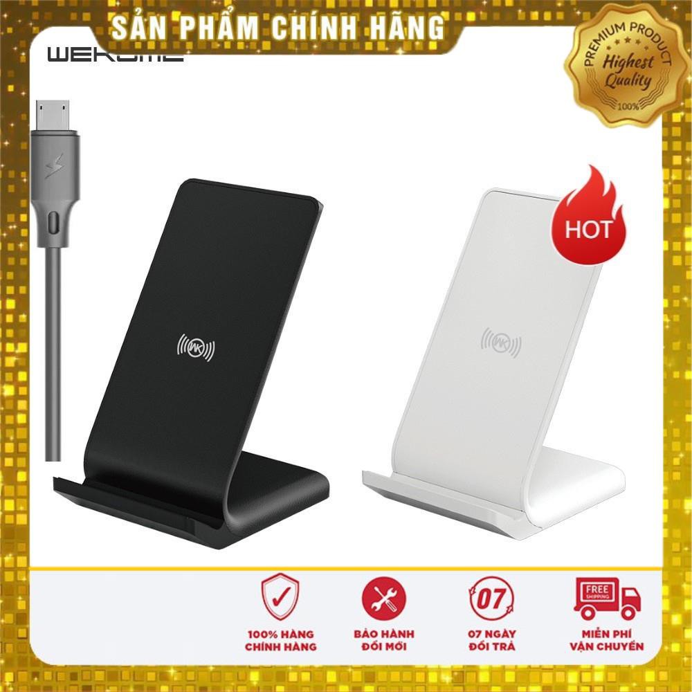 [ 1 đổi 1 ] - Đế sạc nhanh không dây kiêm giá đỡ điện thoại chính hãng WK 10W WP-U84