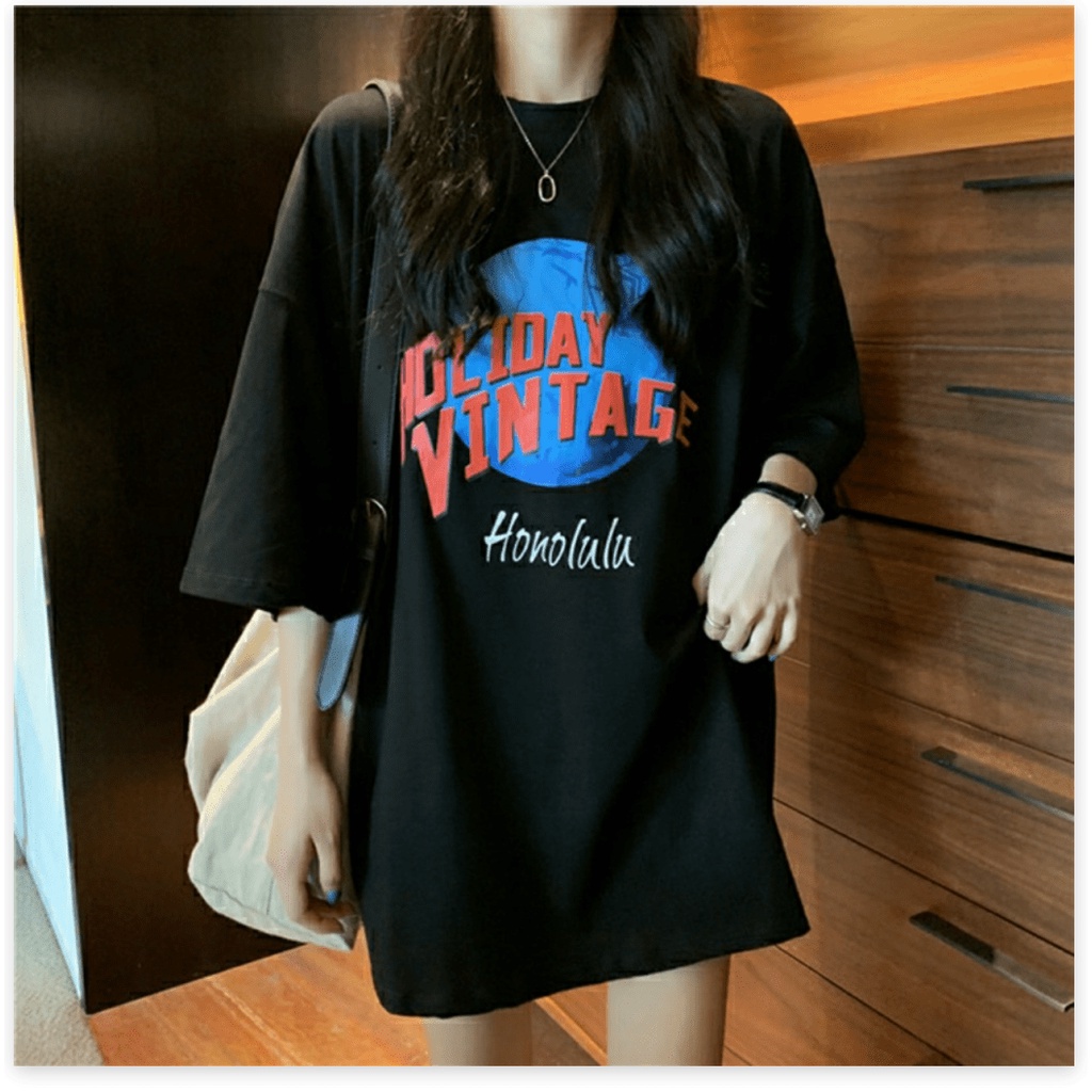 Áo Thun Nữ Form Rộng Tay Lỡ In Chữ Cực Xinh Cực Chất Mẫu Mới - NGỌC HÂN FASHION