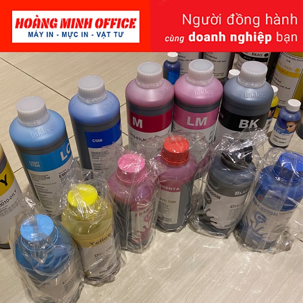 Bộ Mực Nước In Dye Epson COMBO 4 màu| Cho máy in phun Epso.n ( 500ml )