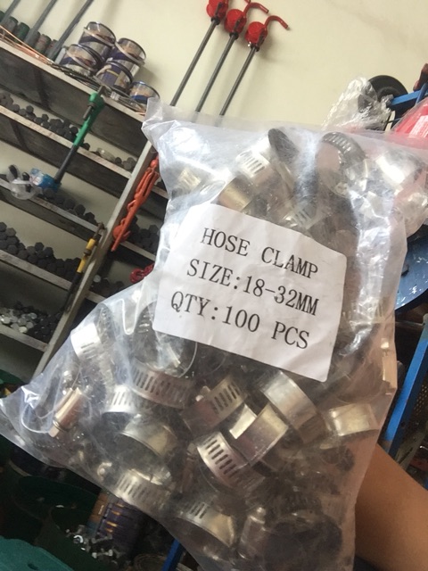 Quai nhê (đai siết ống )inox từ 6mm-140mm