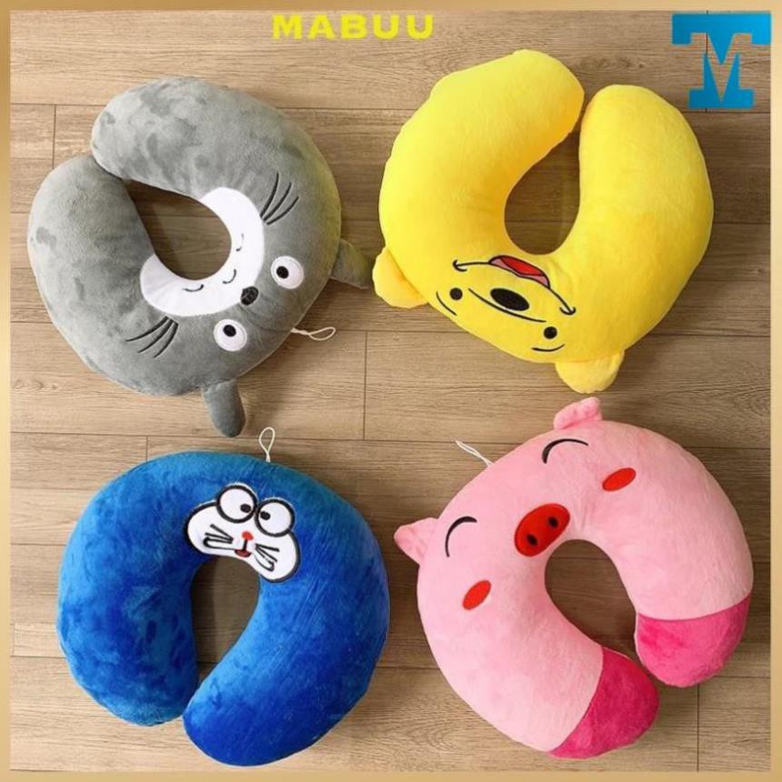 Gối Kê Cổ Chữ U, Gối CHỮ U Mabuu Store (có khoá kéo)